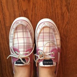 Women’s pink and grey size 9 Sperrys